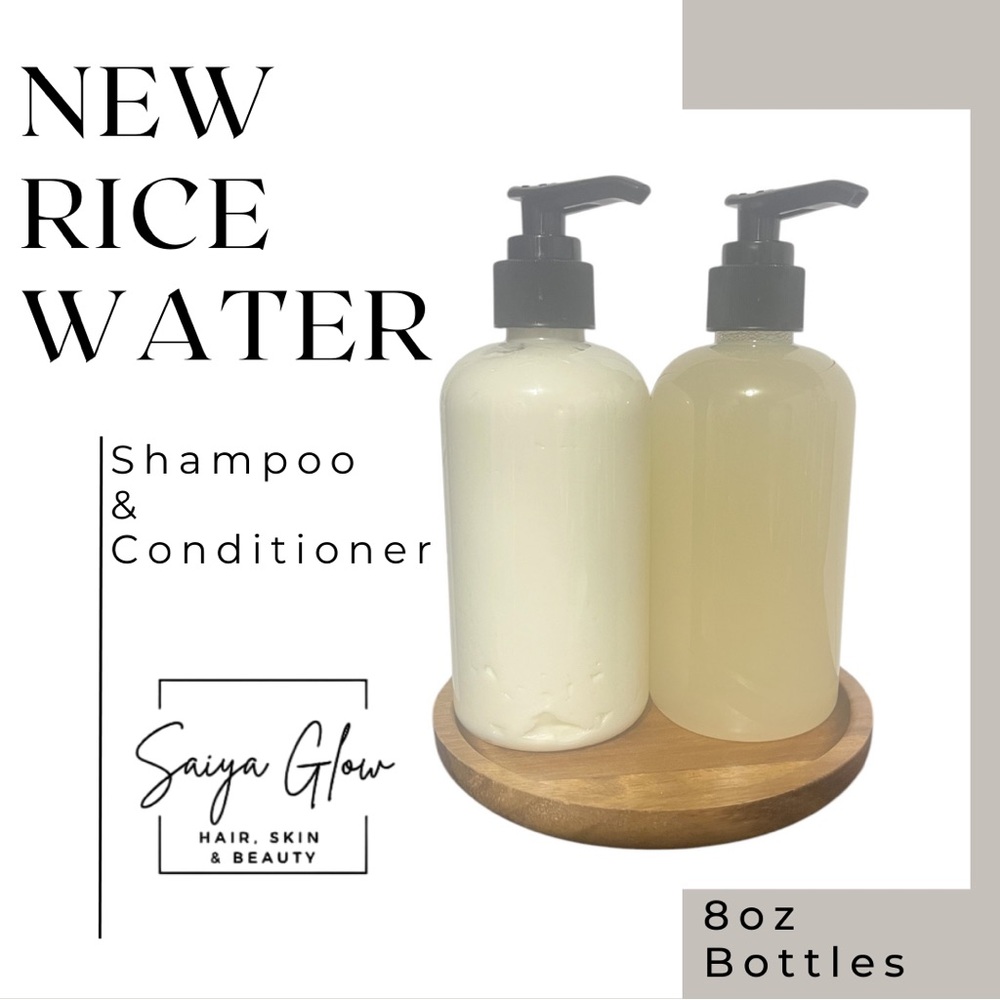 NEW RICE WATER SHAMPOO & CONDITIONER BY SAIYA GLOW 🧖🏻‍♀️💆🏻‍♀️